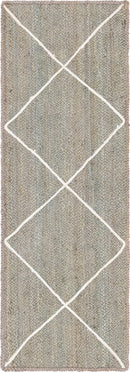 Unique Loom Trellis Braided Jute Rug