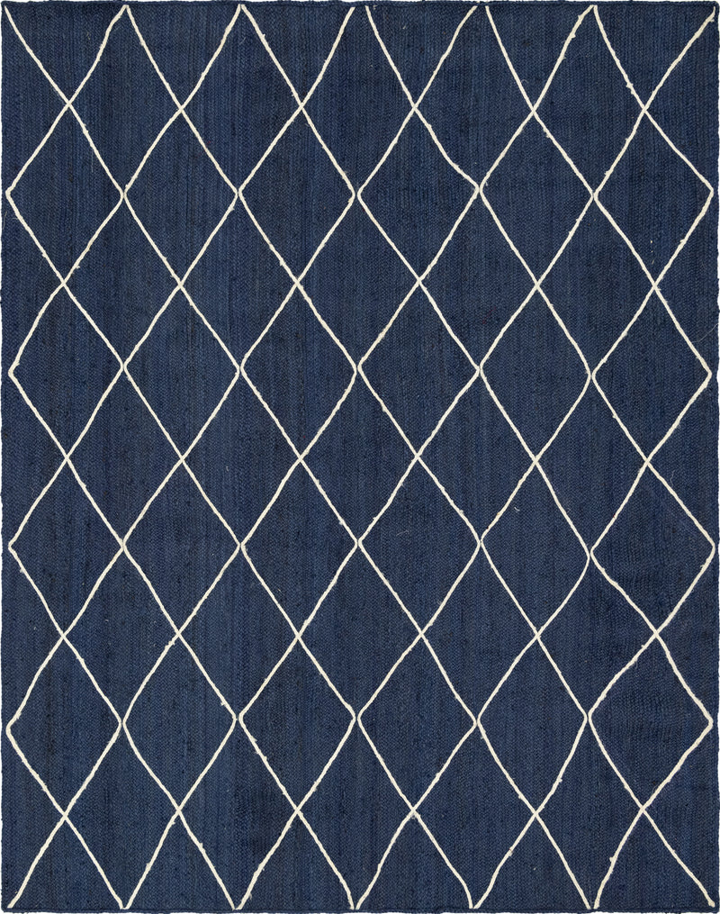 Unique Loom Trellis Braided Jute Rug