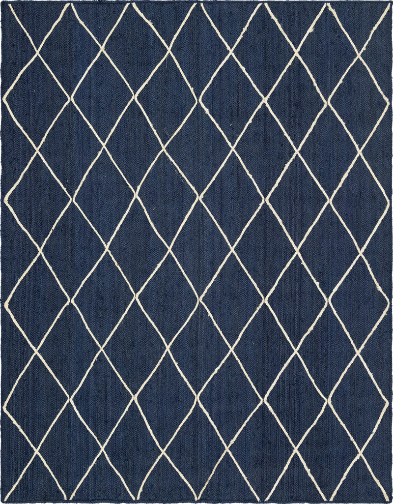 Unique Loom Trellis Braided Jute Rug