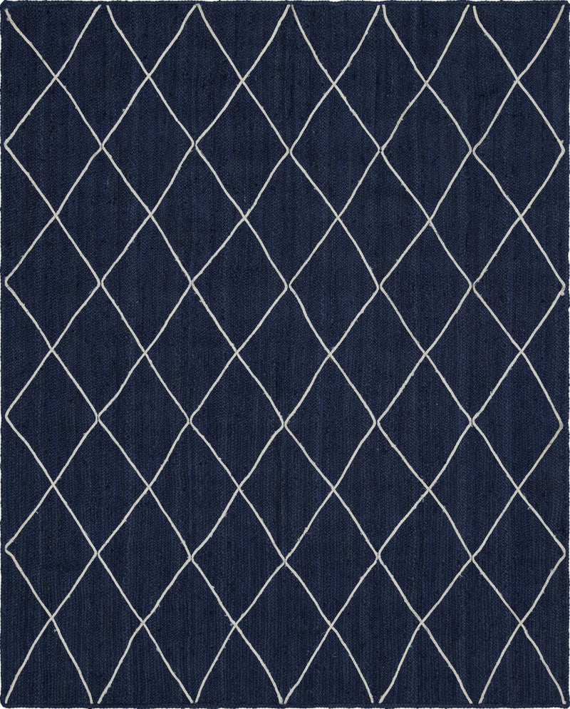 Unique Loom Trellis Braided Jute Rug