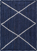 Unique Loom Trellis Braided Jute Rug