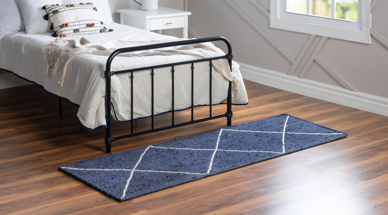 Unique Loom Trellis Braided Jute Rug