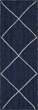 Unique Loom Trellis Braided Jute Rug