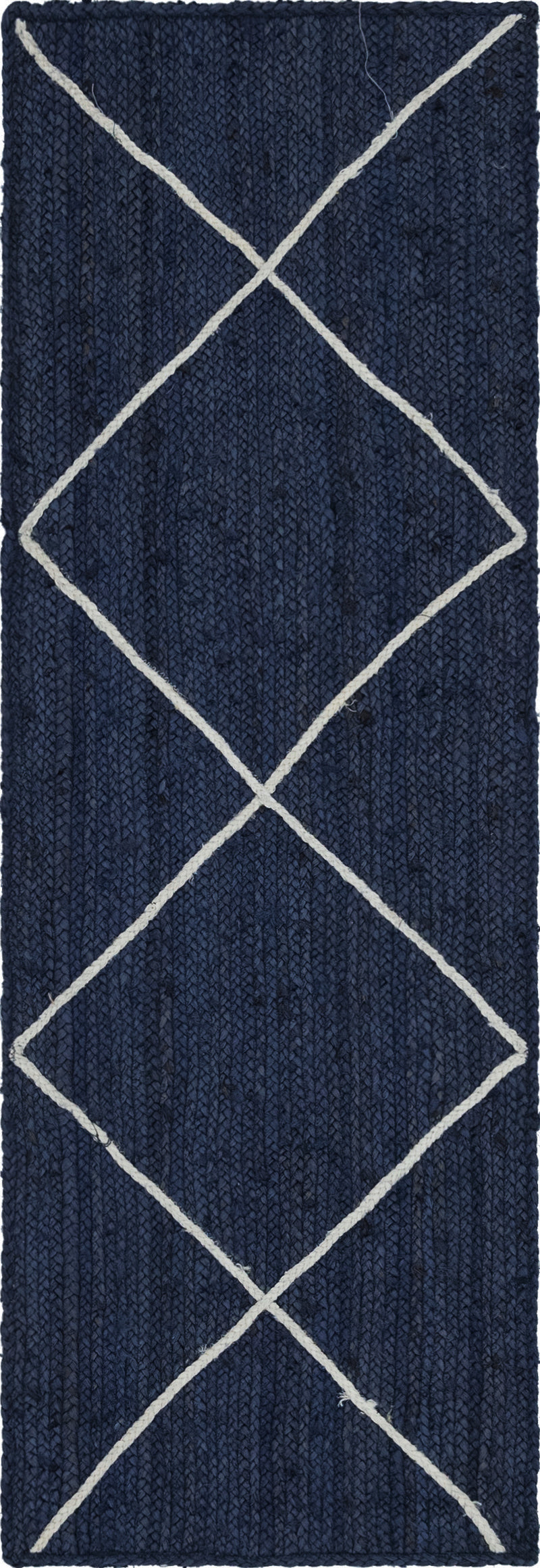 Unique Loom Trellis Braided Jute Rug