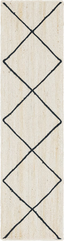 Unique Loom Trellis Braided Jute Rug