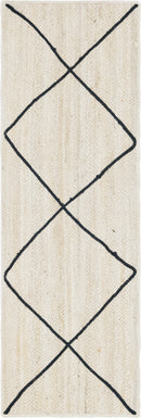 Unique Loom Trellis Braided Jute Rug