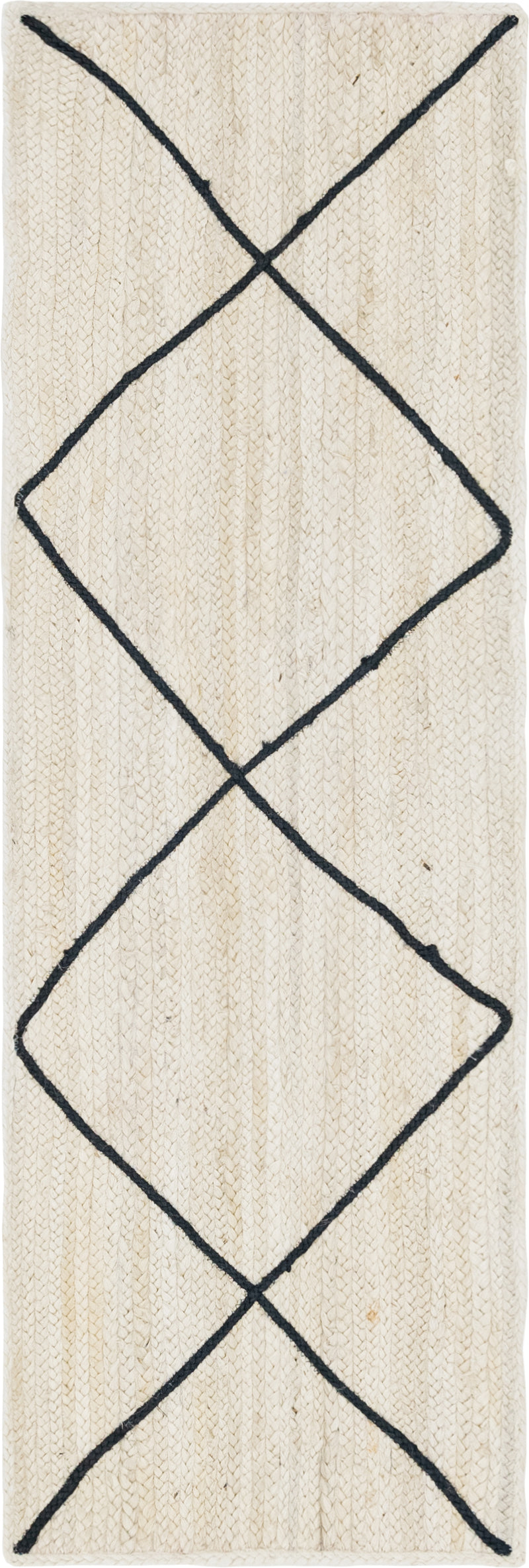 Unique Loom Trellis Braided Jute Rug