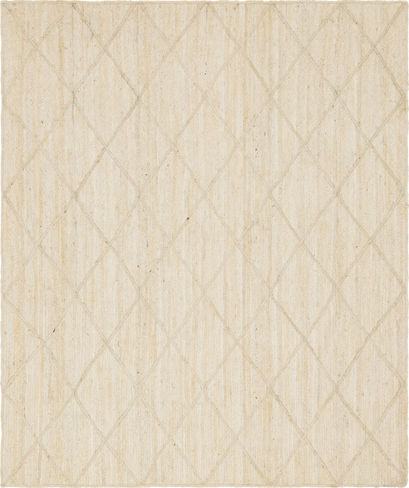 Unique Loom Trellis Braided Jute Rug