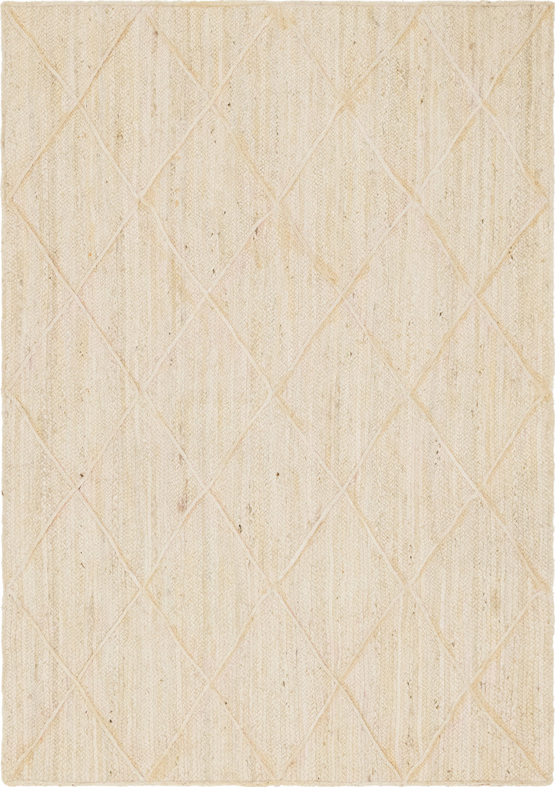 Unique Loom Trellis Braided Jute Rug