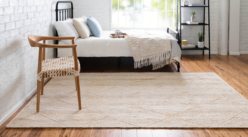 Unique Loom Trellis Braided Jute Rug