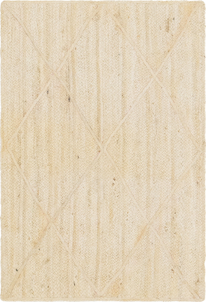 Unique Loom Trellis Braided Jute Rug