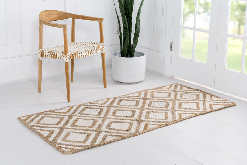 Unique Loom Bengal Braided Jute Rug