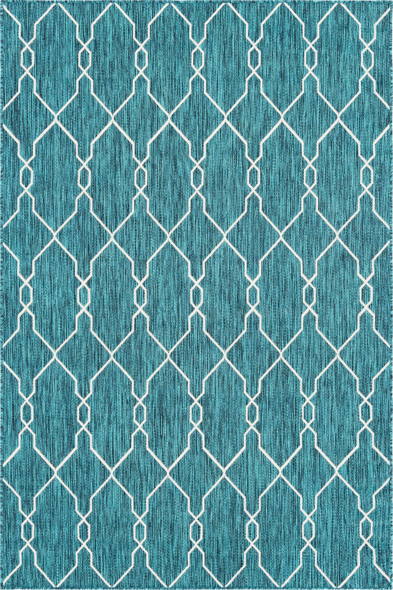Unique Loom Outdoor Links Trellis Rug