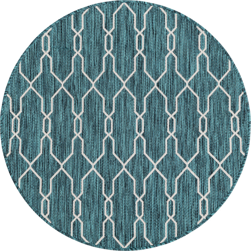 Unique Loom Outdoor Links Trellis Rug