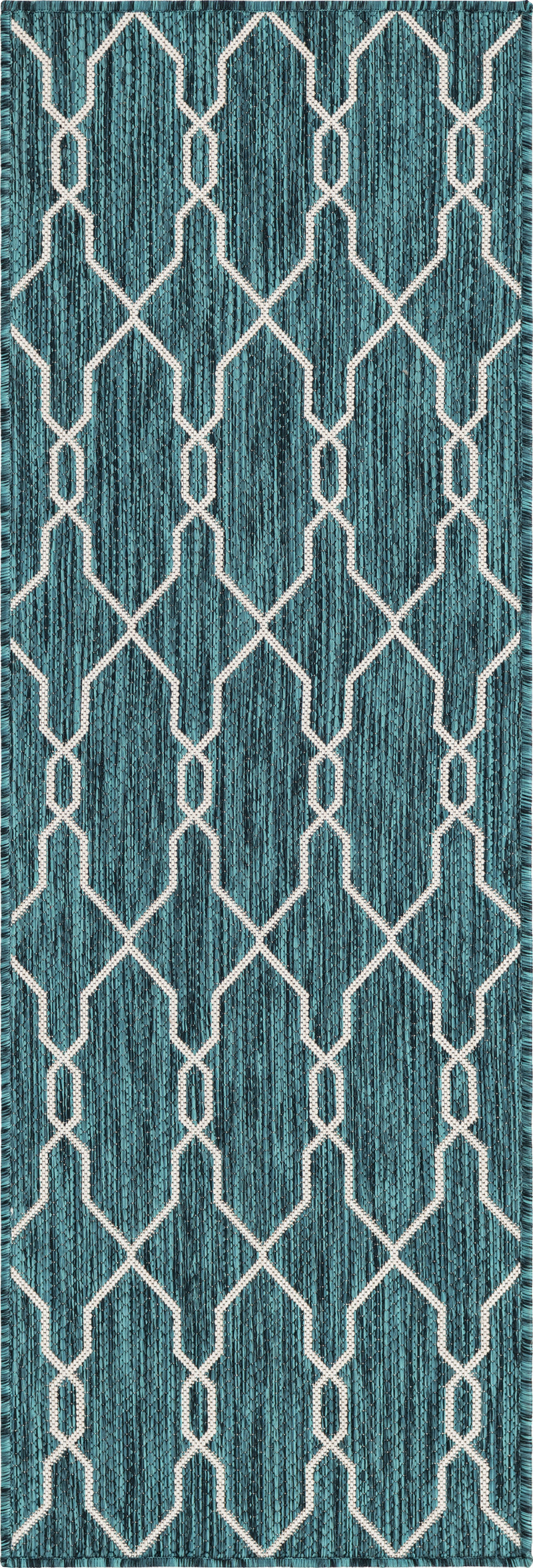 Unique Loom Outdoor Links Trellis Rug