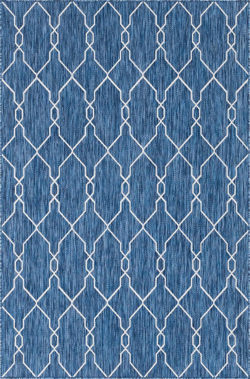 Unique Loom Outdoor Links Trellis Rug