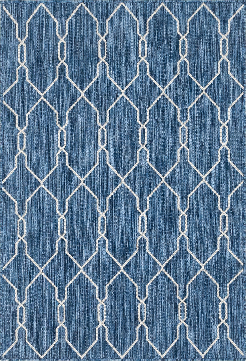 Unique Loom Outdoor Links Trellis Rug