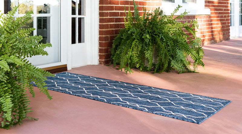 Unique Loom Outdoor Links Trellis Rug