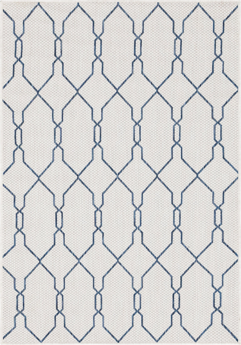 Unique Loom Outdoor Links Trellis Rug