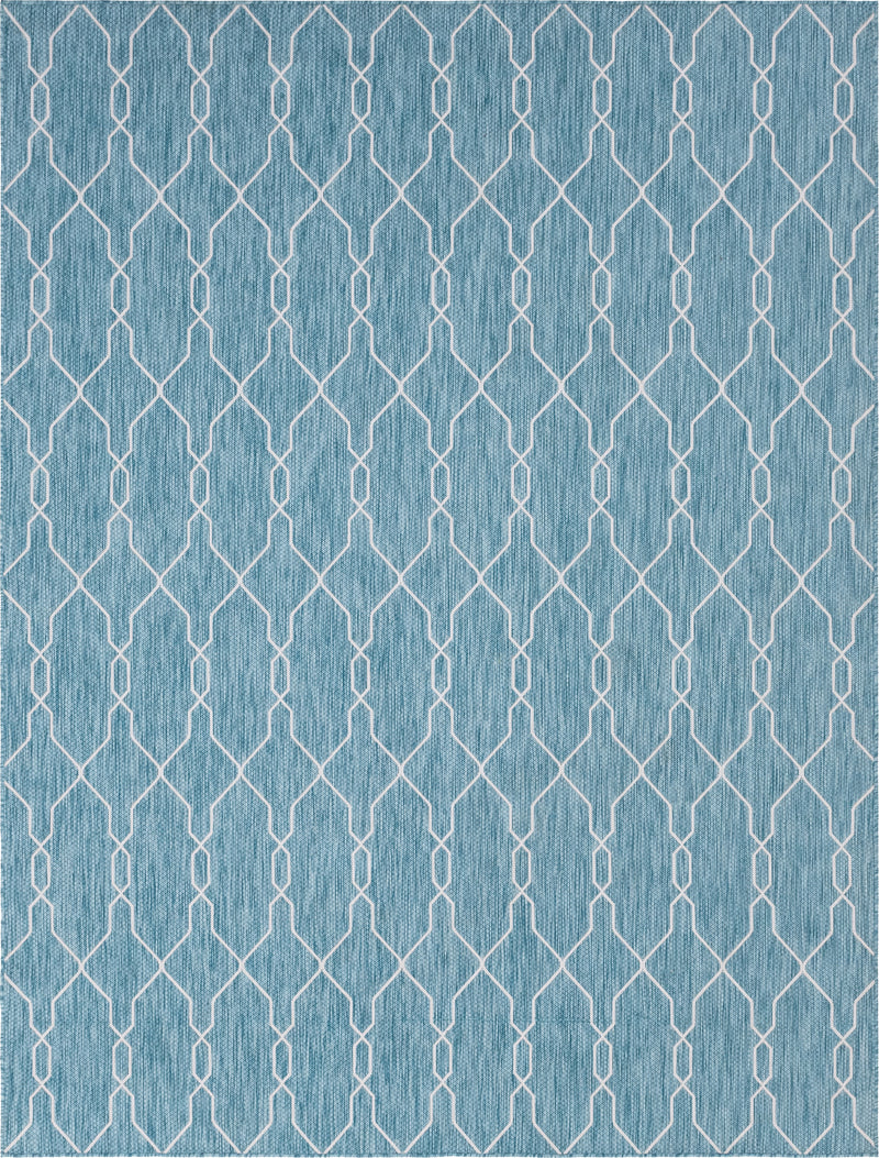 Unique Loom Outdoor Links Trellis Rug