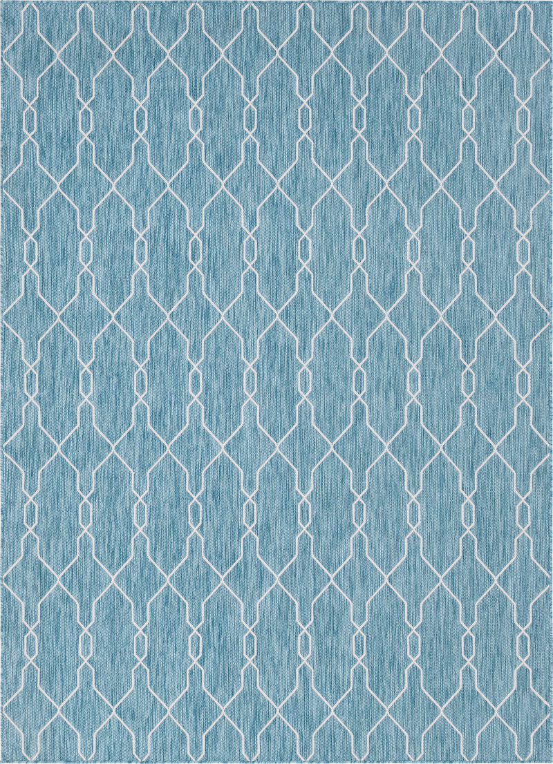 Unique Loom Outdoor Links Trellis Rug