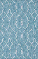 Unique Loom Outdoor Links Trellis Rug