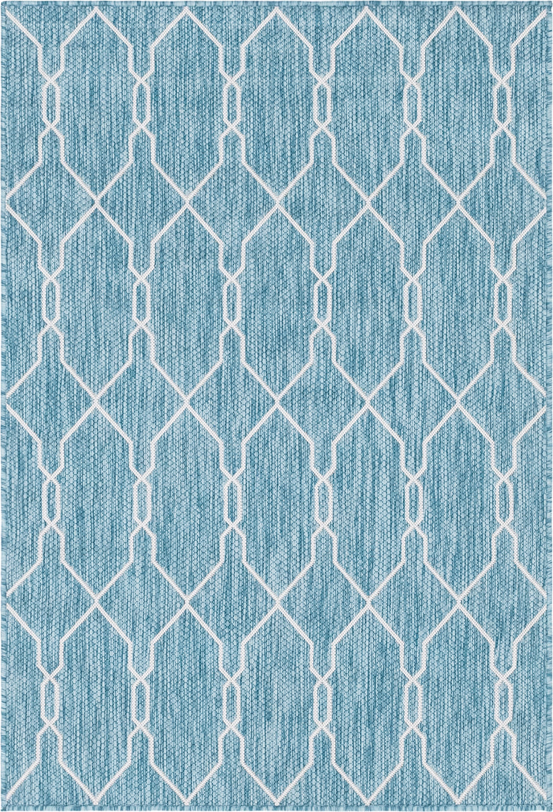Unique Loom Outdoor Links Trellis Rug
