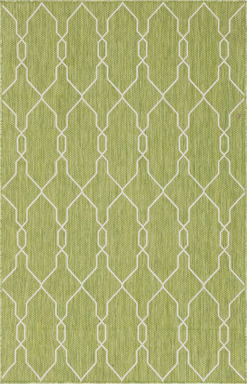 Unique Loom Outdoor Links Trellis Rug