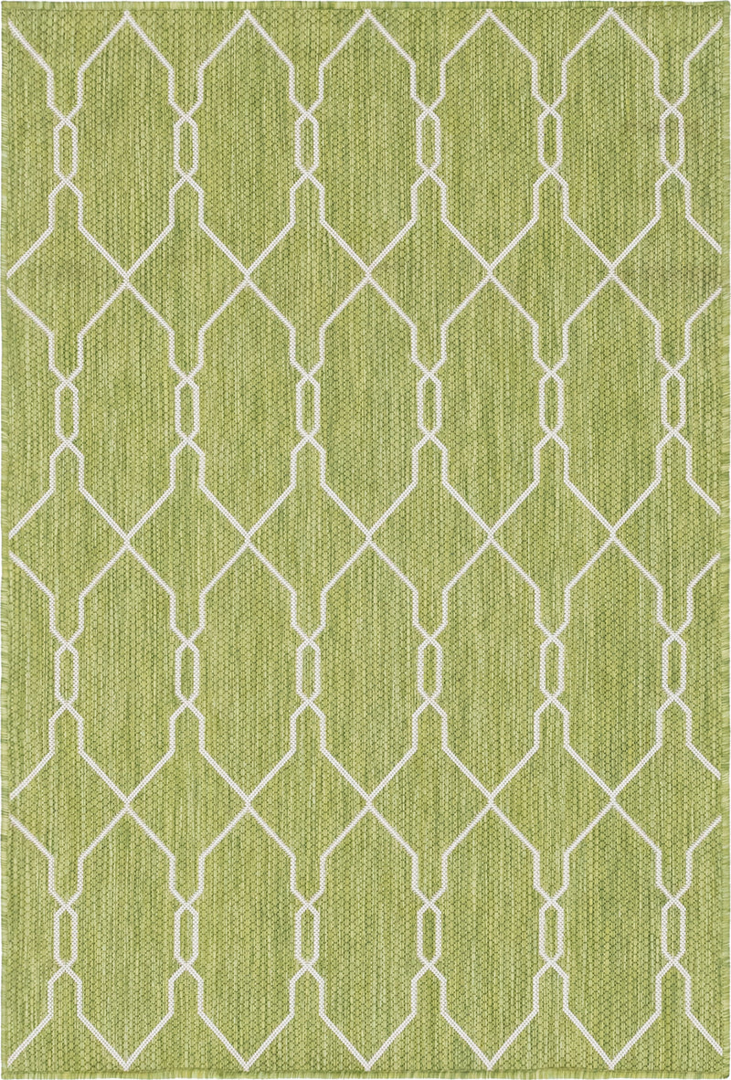 Unique Loom Outdoor Links Trellis Rug