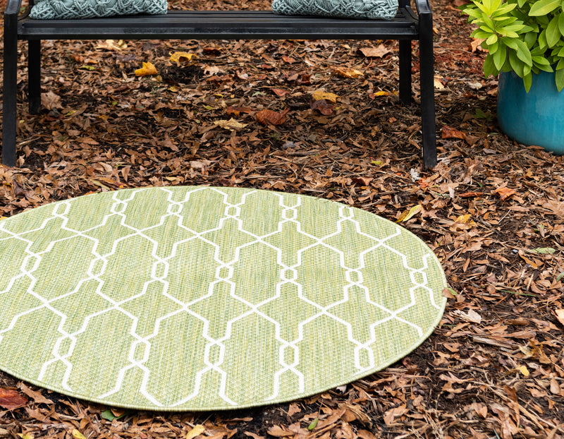 Unique Loom Outdoor Links Trellis Rug