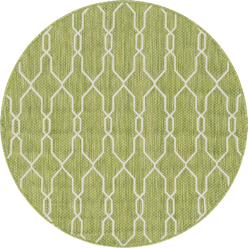 Unique Loom Outdoor Links Trellis Rug