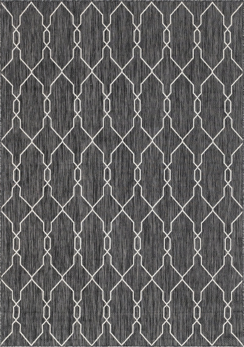 Unique Loom Outdoor Links Trellis Rug