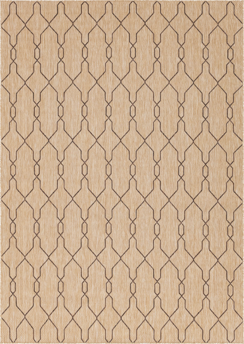 Unique Loom Outdoor Links Trellis Rug