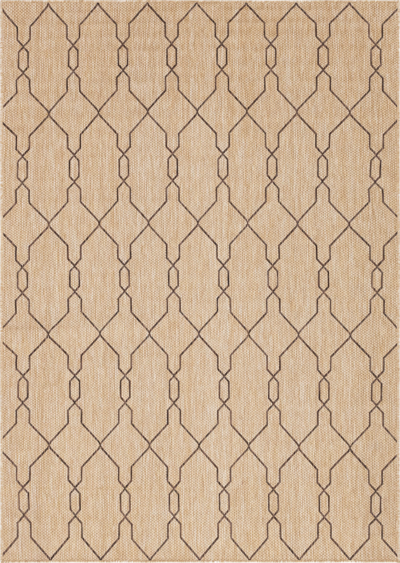 Unique Loom Outdoor Links Trellis Rug