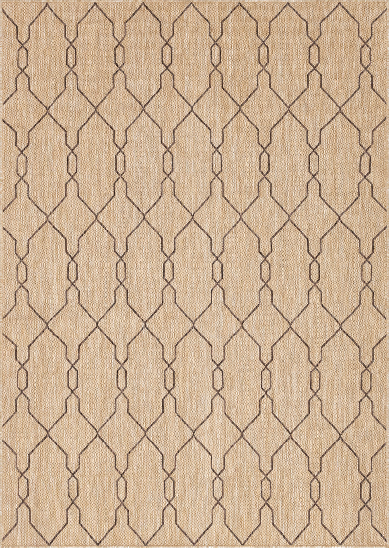 Unique Loom Outdoor Links Trellis Rug