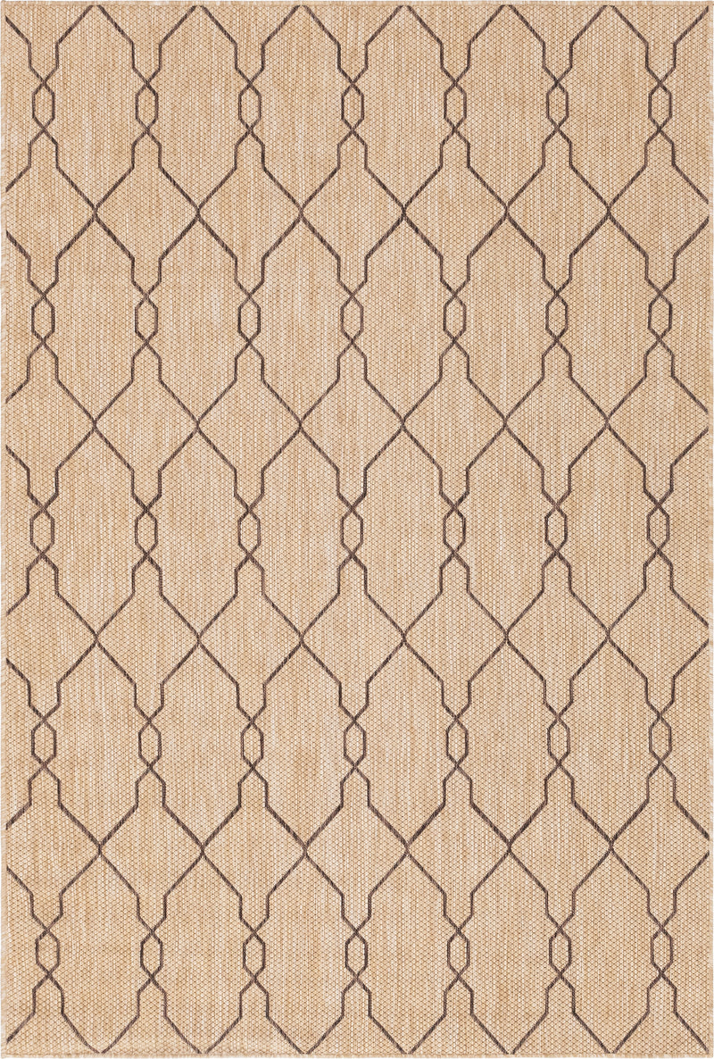 Unique Loom Outdoor Links Trellis Rug