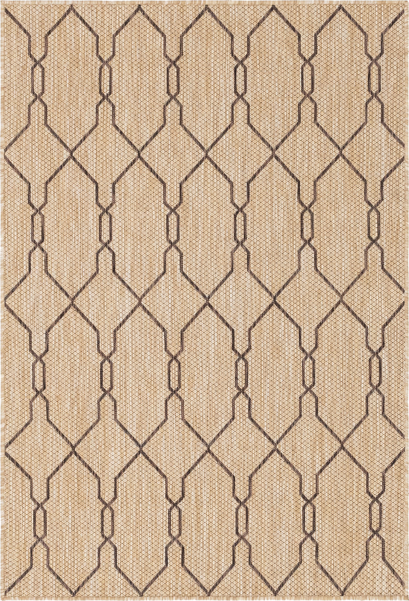 Unique Loom Outdoor Links Trellis Rug