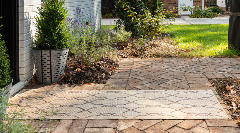 Unique Loom Outdoor Links Trellis Rug