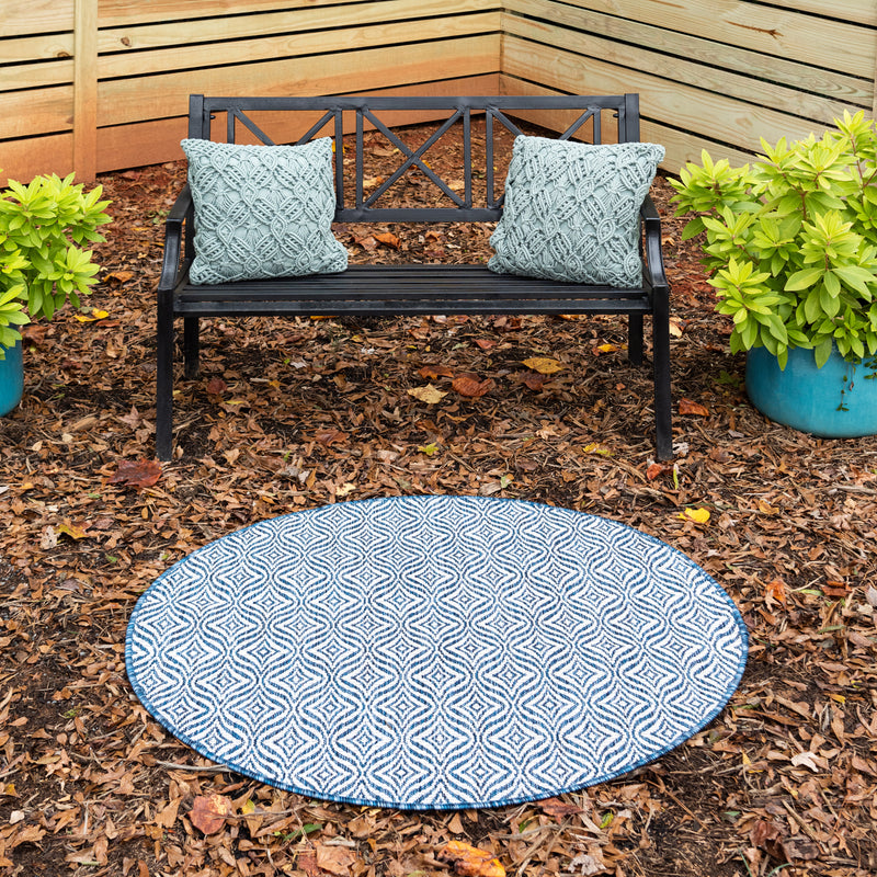 Unique Loom Outdoor Deco Trellis Rug