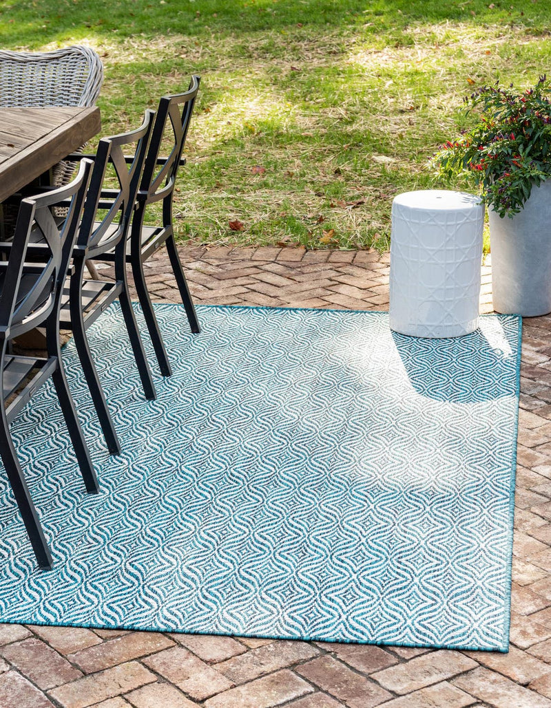Unique Loom Outdoor Deco Trellis Rug