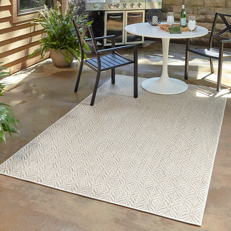 Unique Loom Outdoor Deco Trellis Rug
