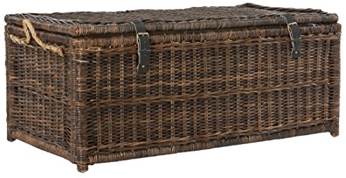 happimess Caden 46" Wicker Storage Trunk, Natural