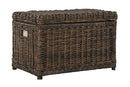 happimess Elijah 30" Wicker Storage Trunk, Natural