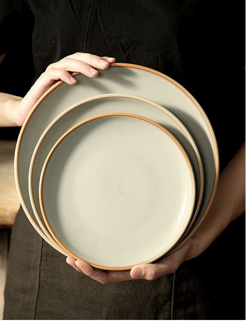 Arigatō Japanese Ceramic Dinner Plate