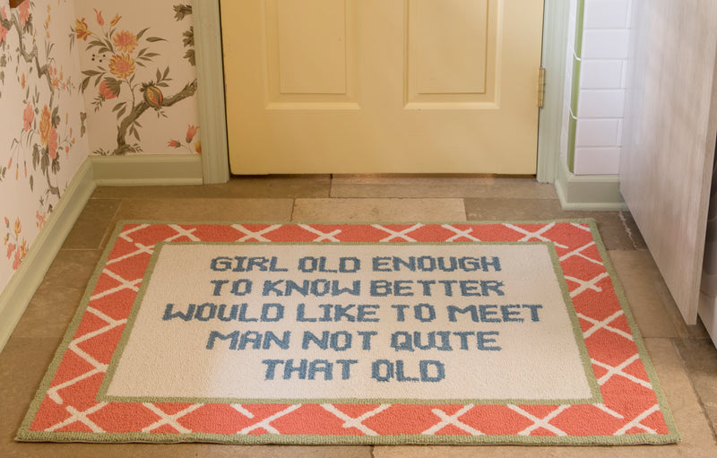 Momeni Madcap Cottage Get Smart Help Wanted Rug