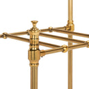 Jonathan Y Tenley 80" 4-Hook Coat Rack with Umbrella Stand