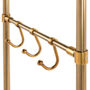 Jonathan Y Blair 66" 6-Hook Rolling Coat Rack