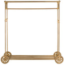 Jonathan Y Blair 66" 6-Hook Rolling Coat Rack