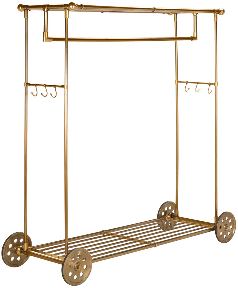 Jonathan Y Blair 66" 6-Hook Rolling Coat Rack