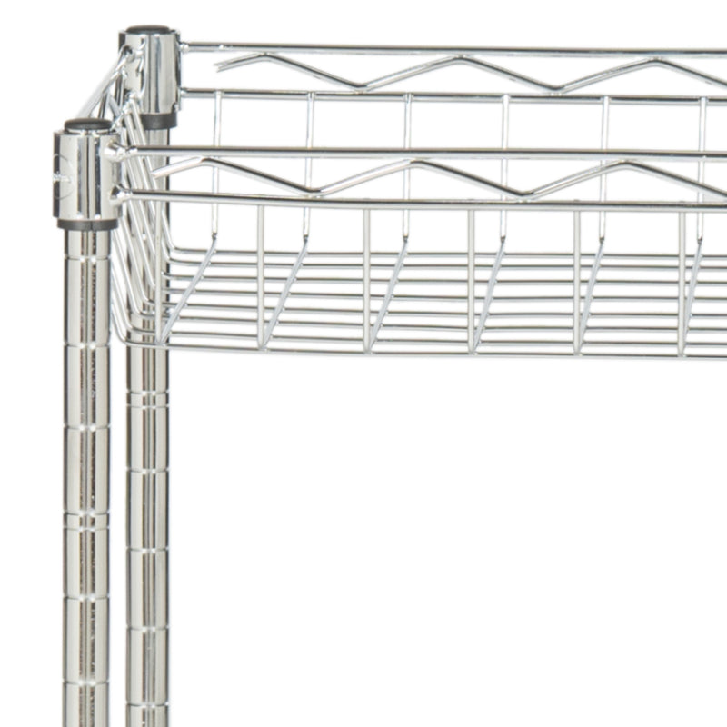 Jonathan Y Aventura 31" 4-Tier Wire Basket Rack